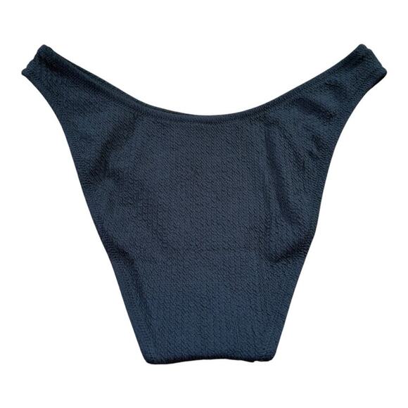 NEW J. Crew Women’s Medium Textured Curved-waist Cheeky Bikini Bottom NWT - Picture 2 of 5